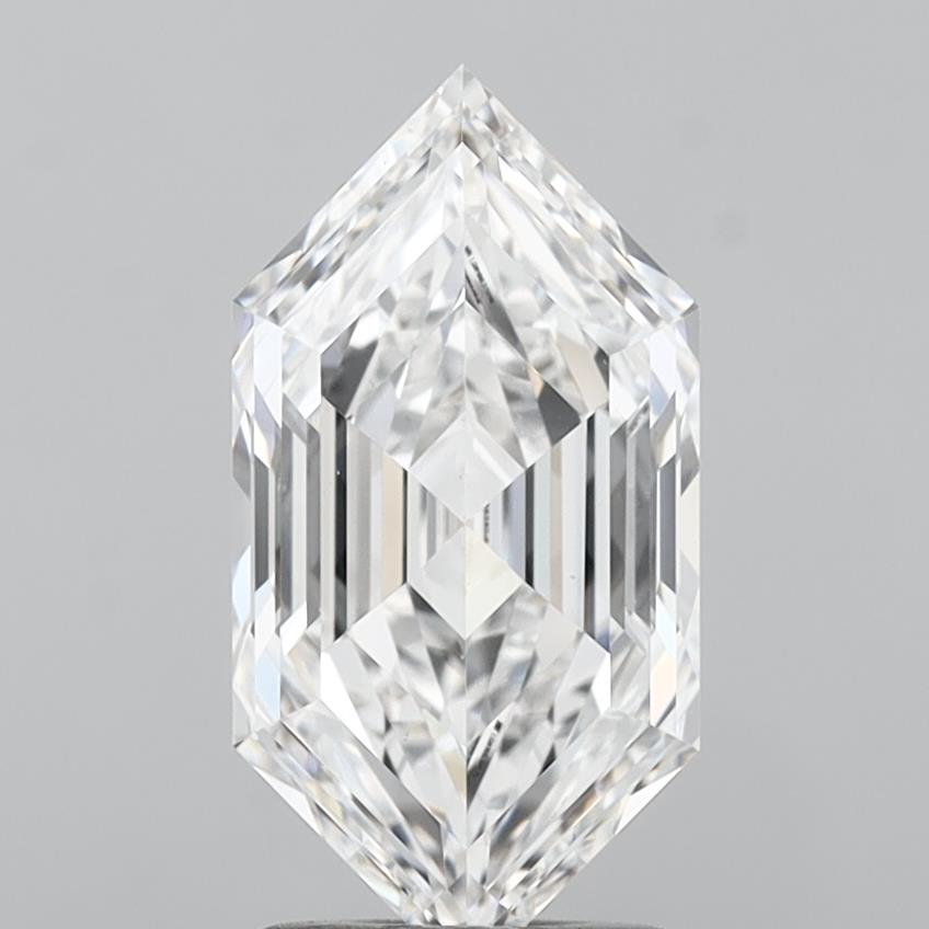 Elongated Hexagon Lab Diamond