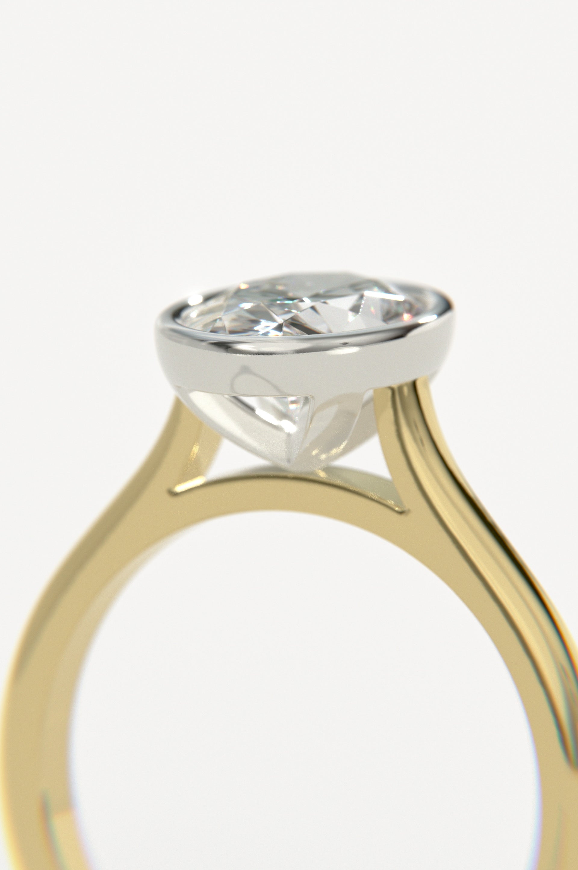 Studio - Oval Yellow Two-Tone