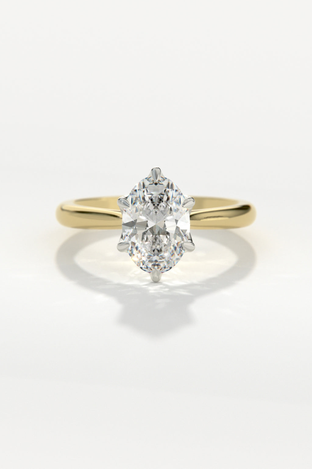 Tulip - Oval Yellow Two-Tone