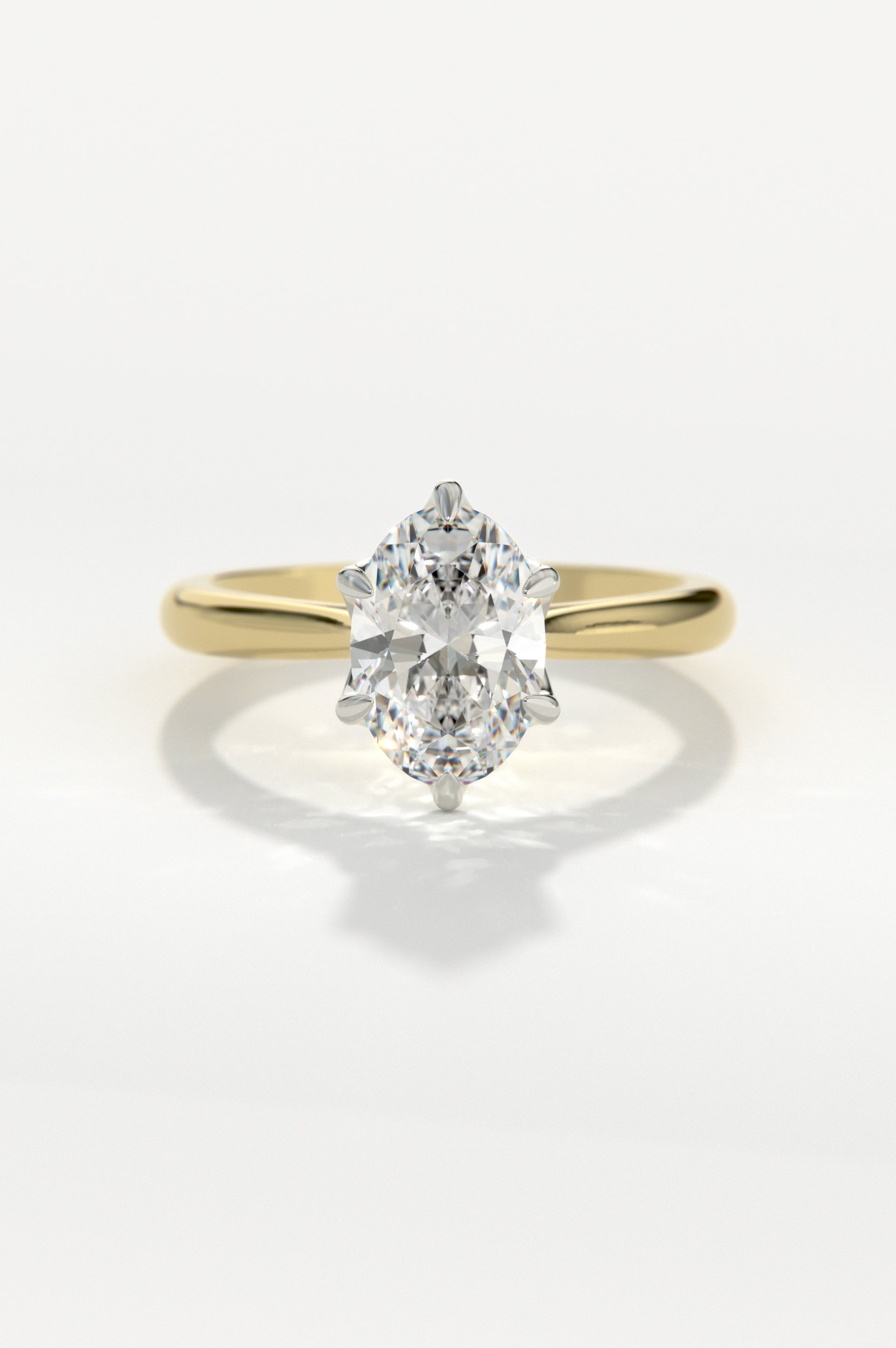 Tulip - Oval Yellow Two-Tone