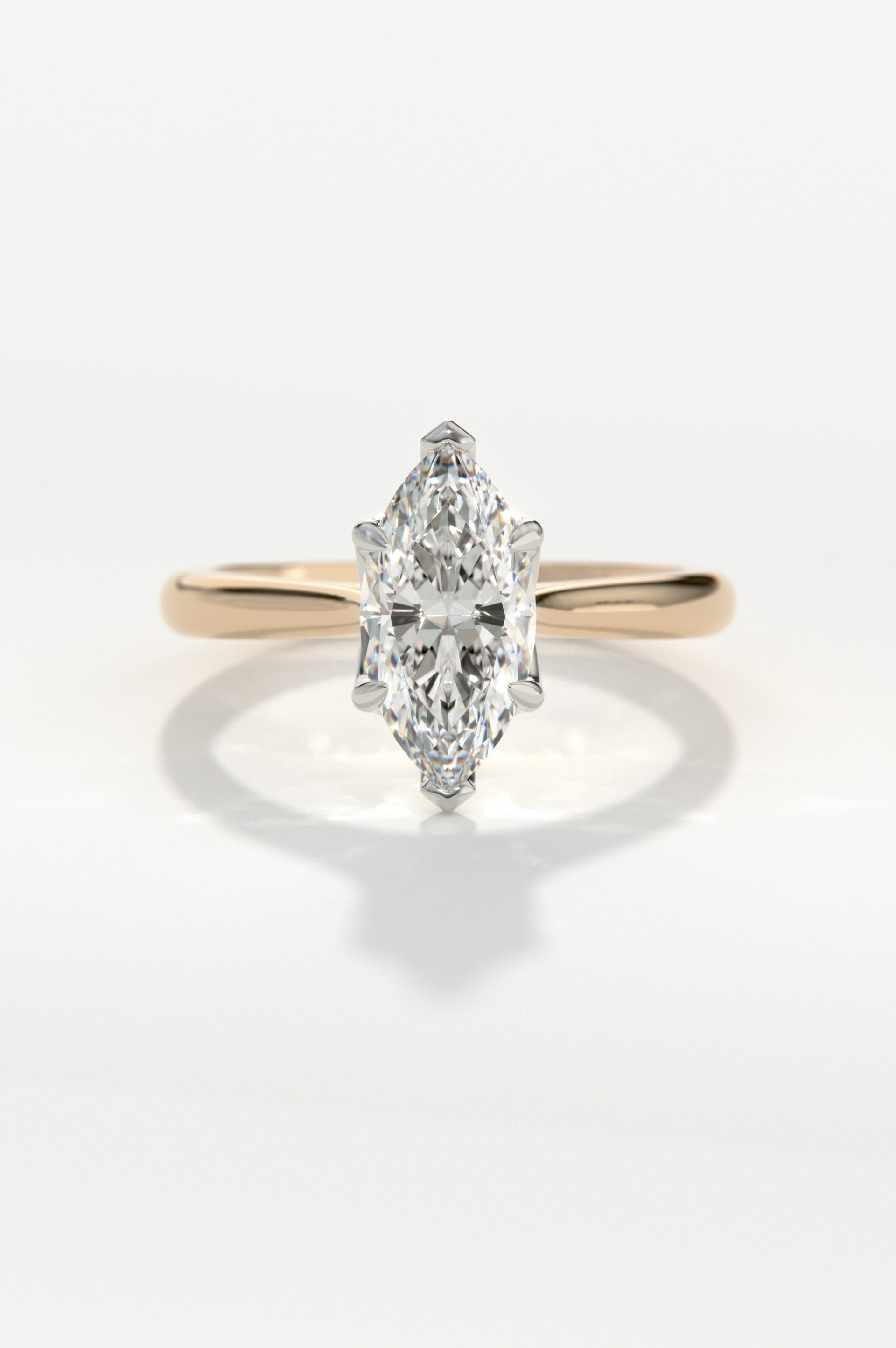 Tulip - Marquise Rose Two-Tone