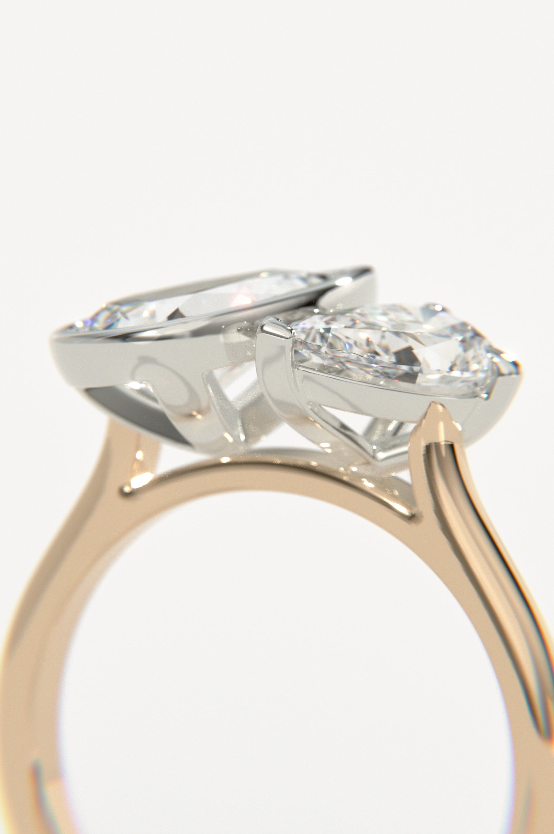 Cascade Rose Two-Tone