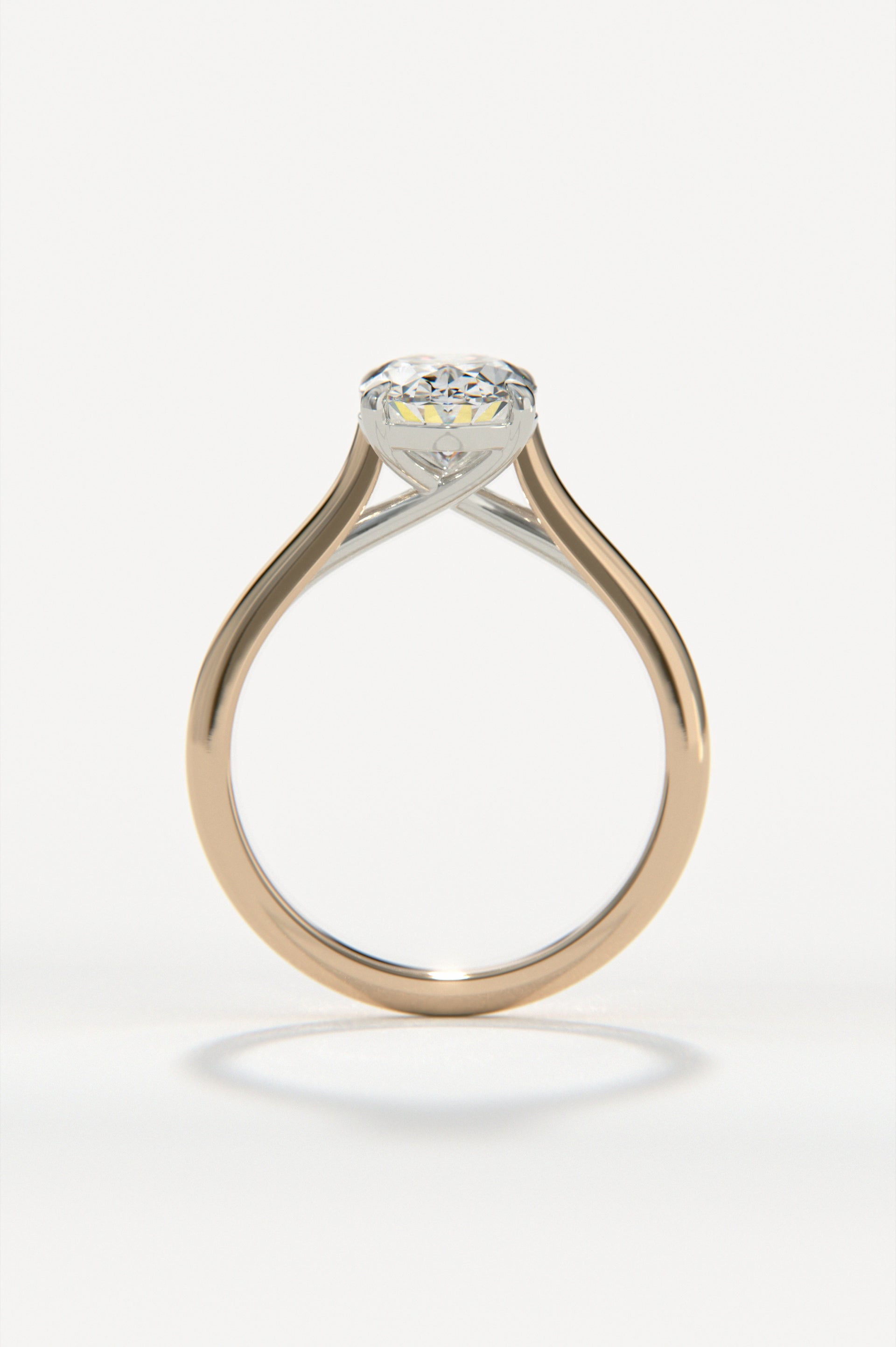 Trellis - Oval Rose Two-Tone
