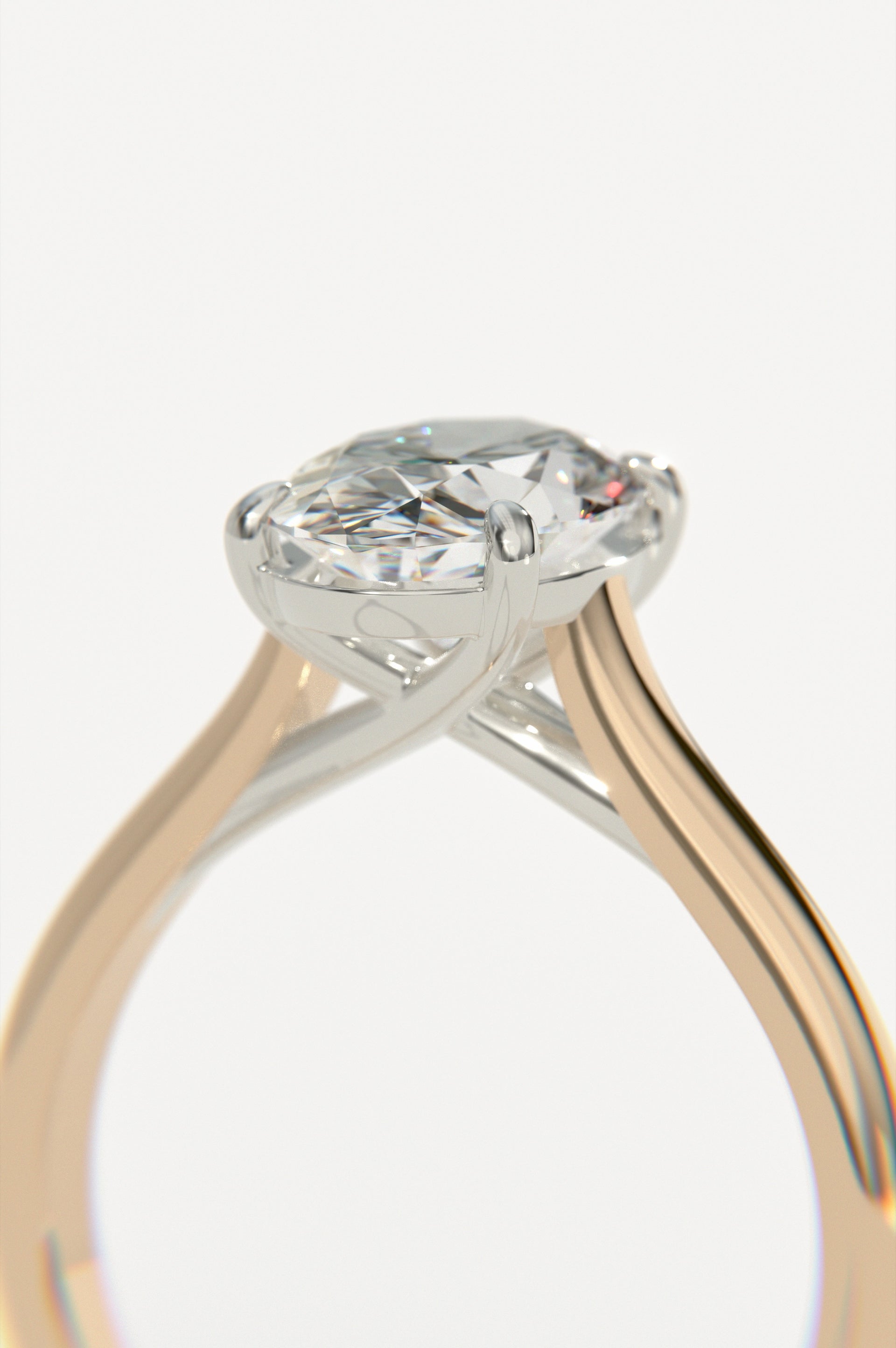 Trellis - Oval Rose Two-Tone