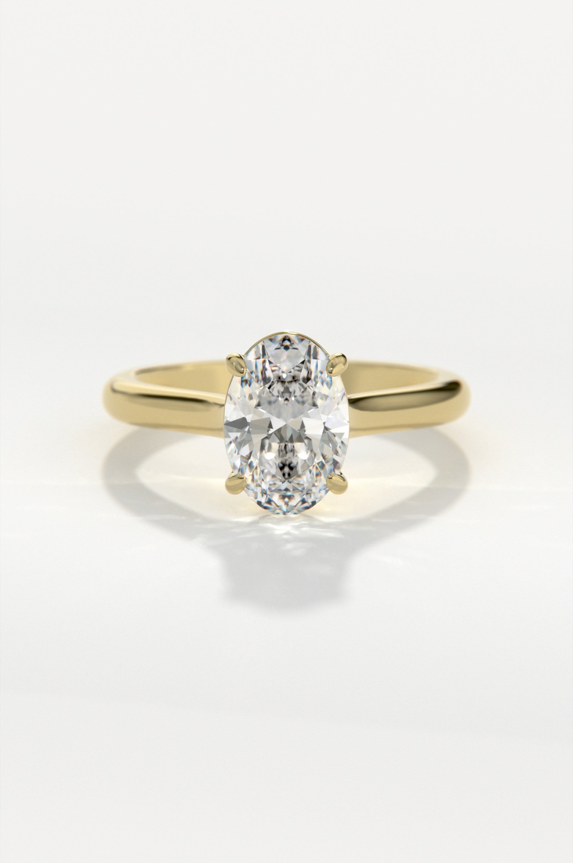 Trellis - Oval Yellow