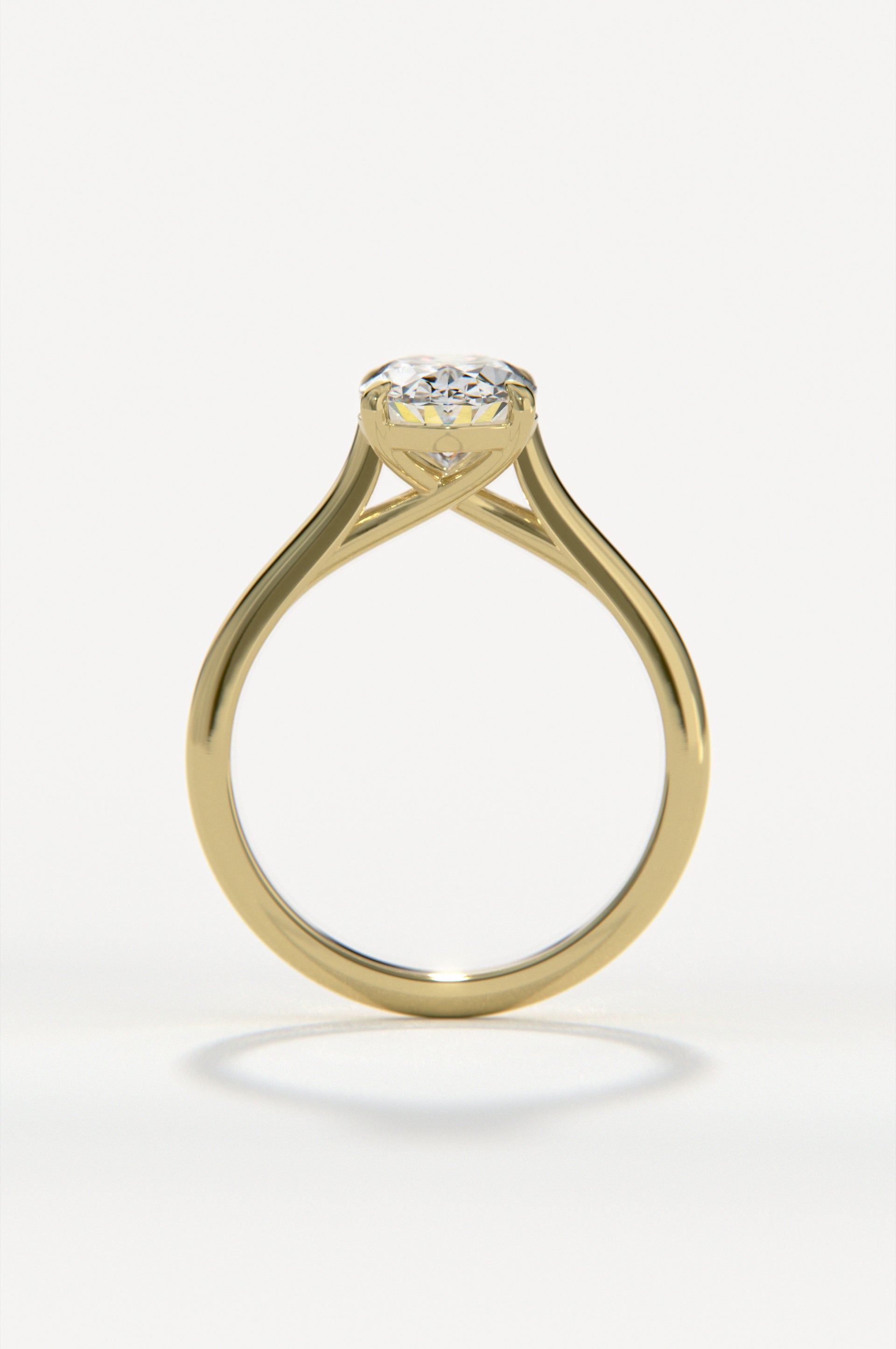 Trellis - Oval Yellow