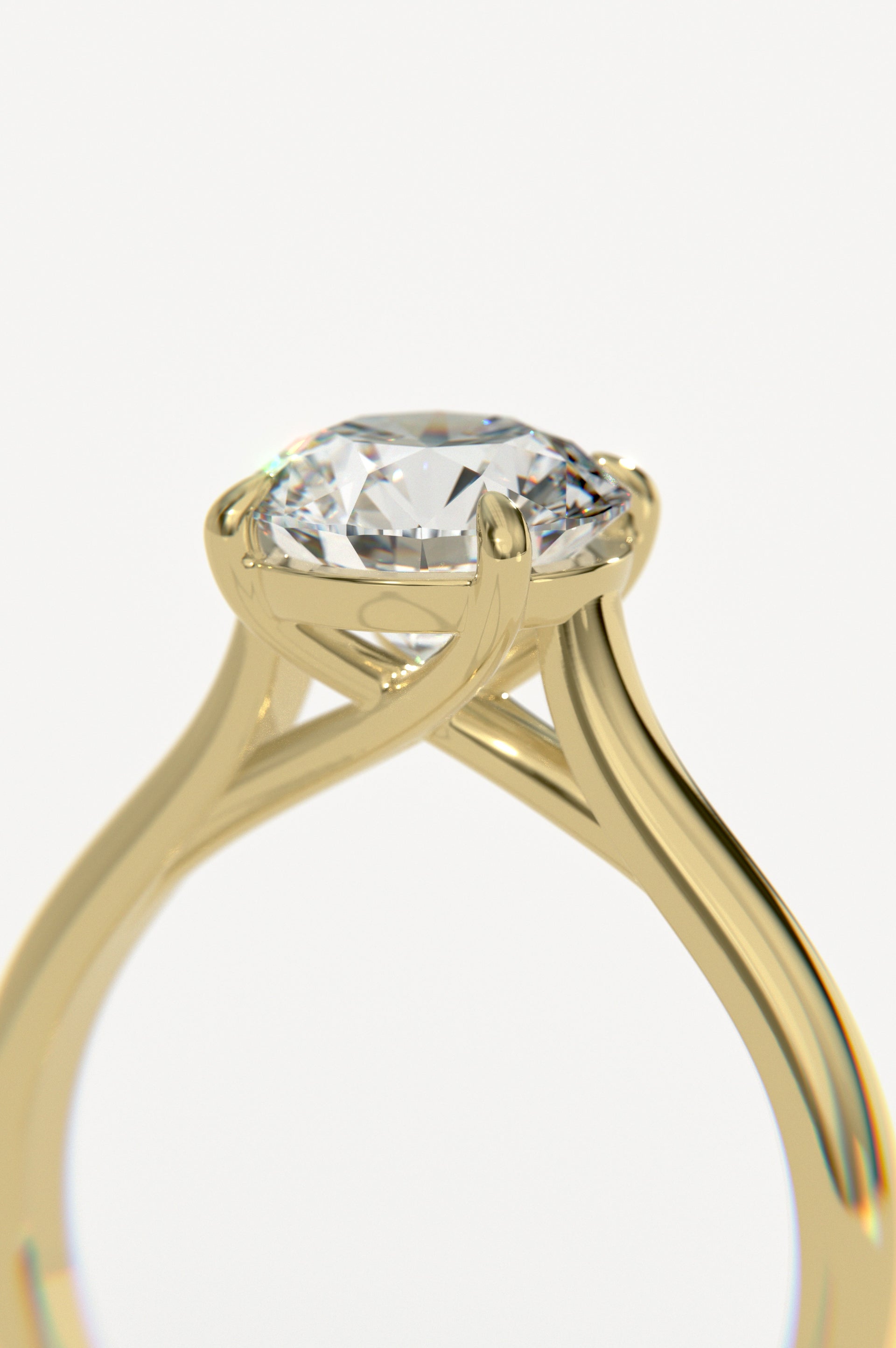 Trellis - Round Yellow