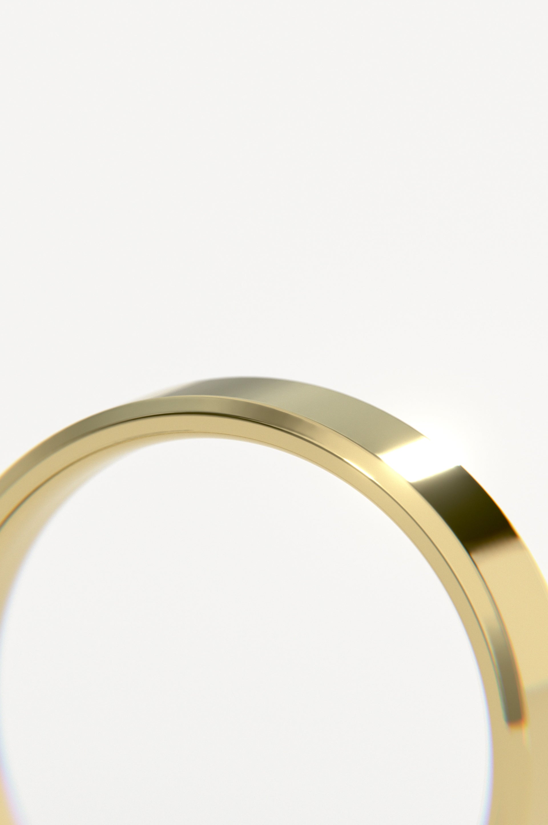 Narrow Collar - Polished Yellow
