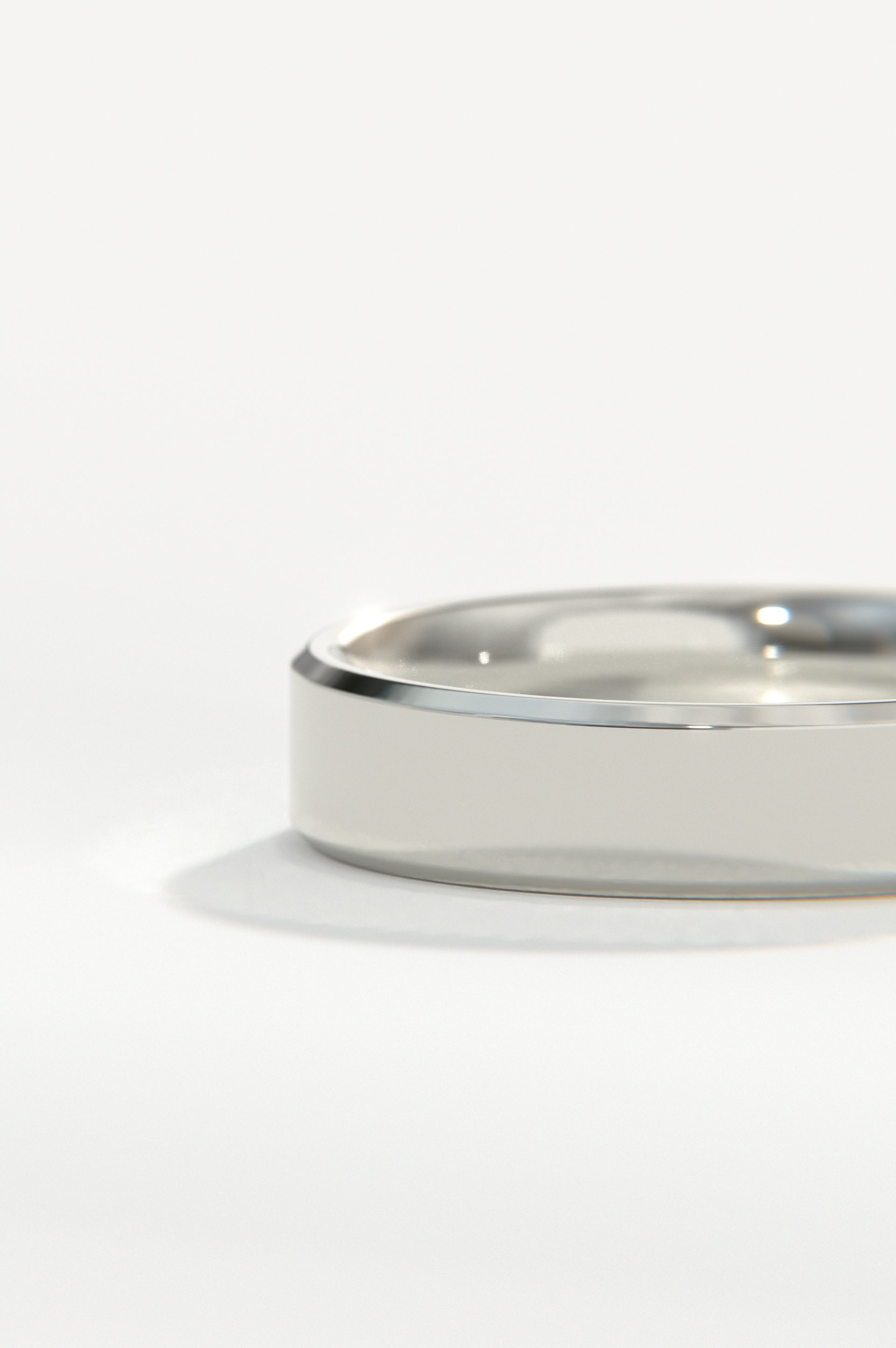 Narrow Collar - Polished White
