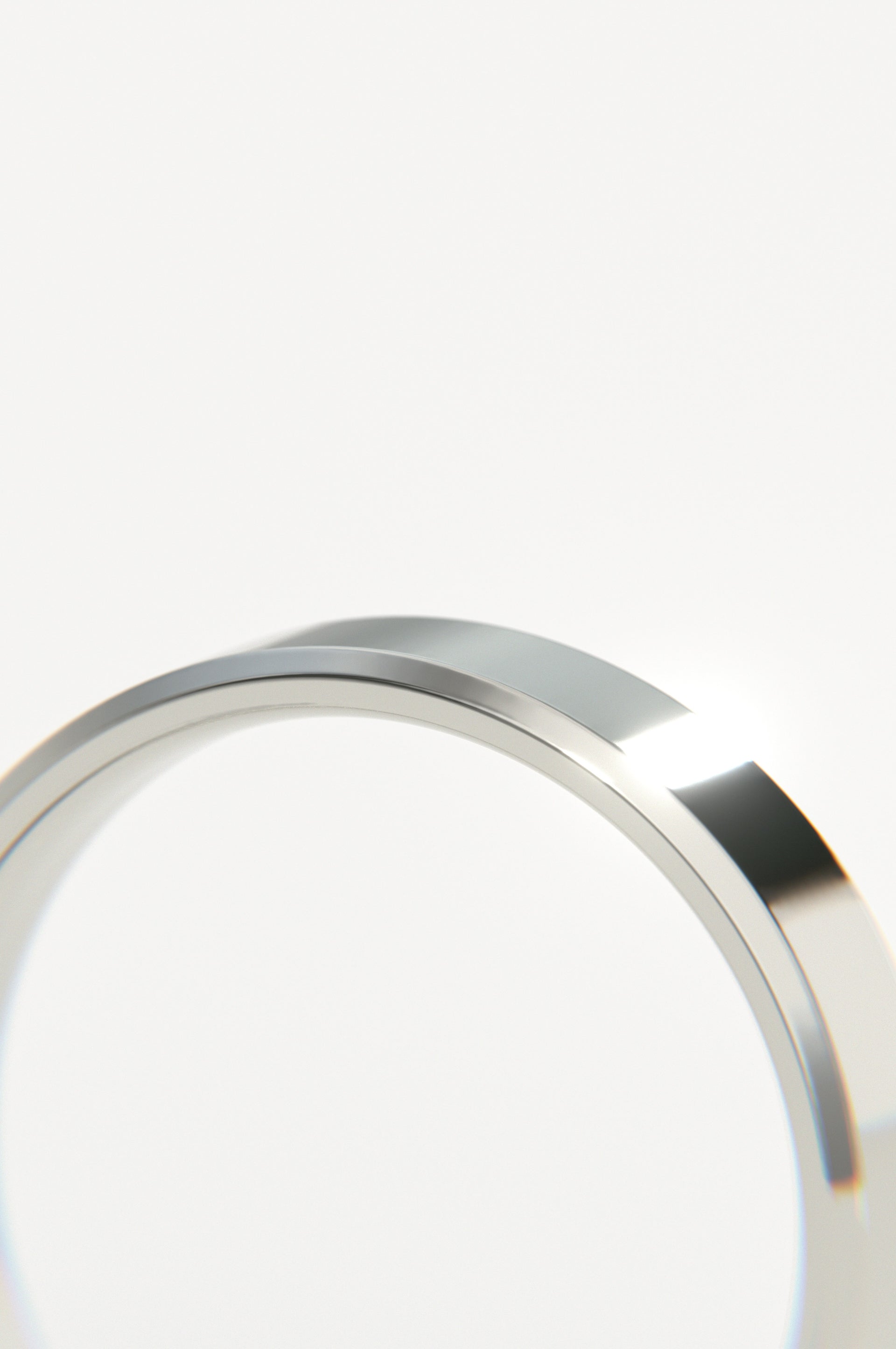 Narrow Collar - Polished White