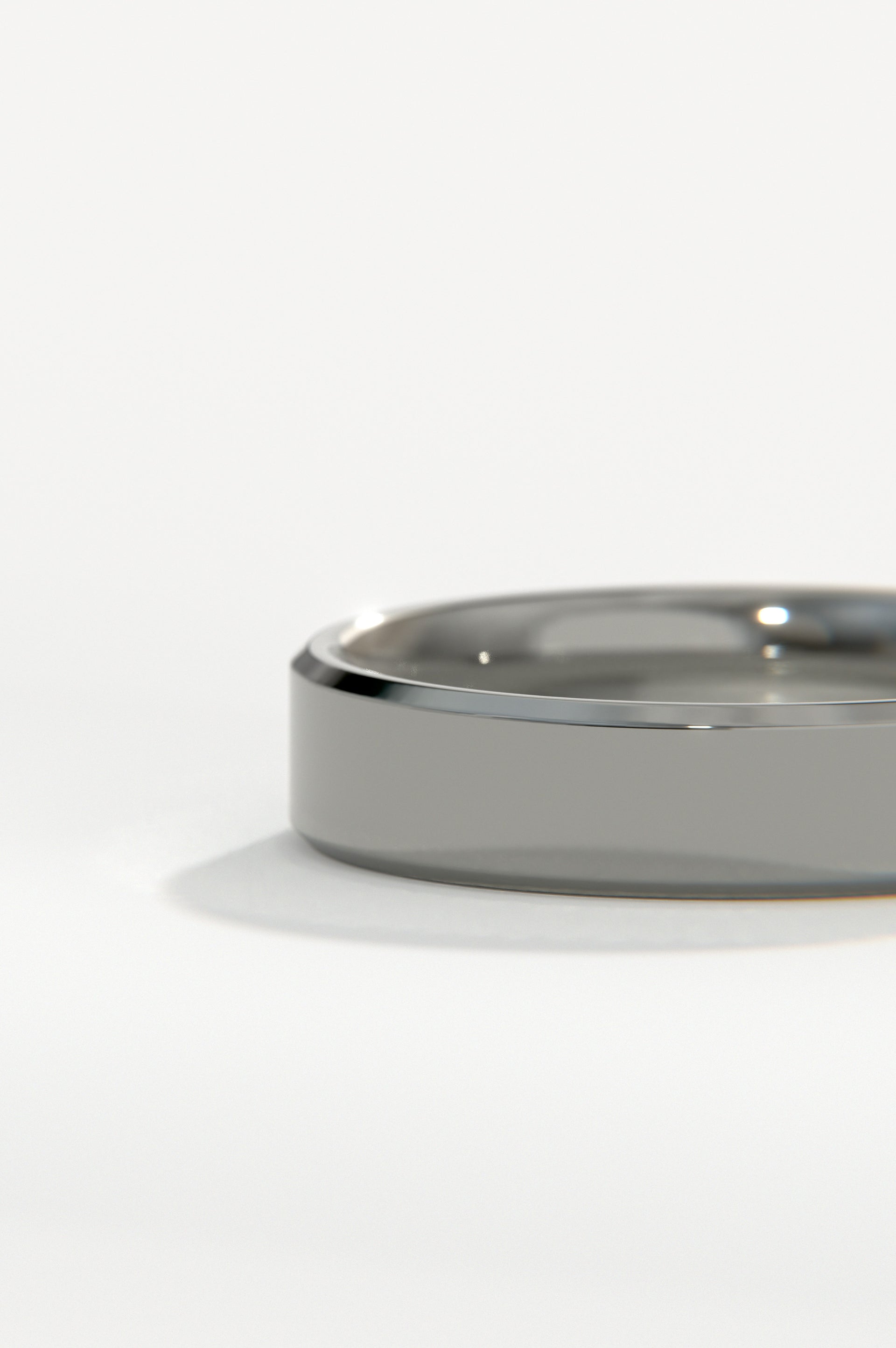 Narrow Collar - Polished Grey