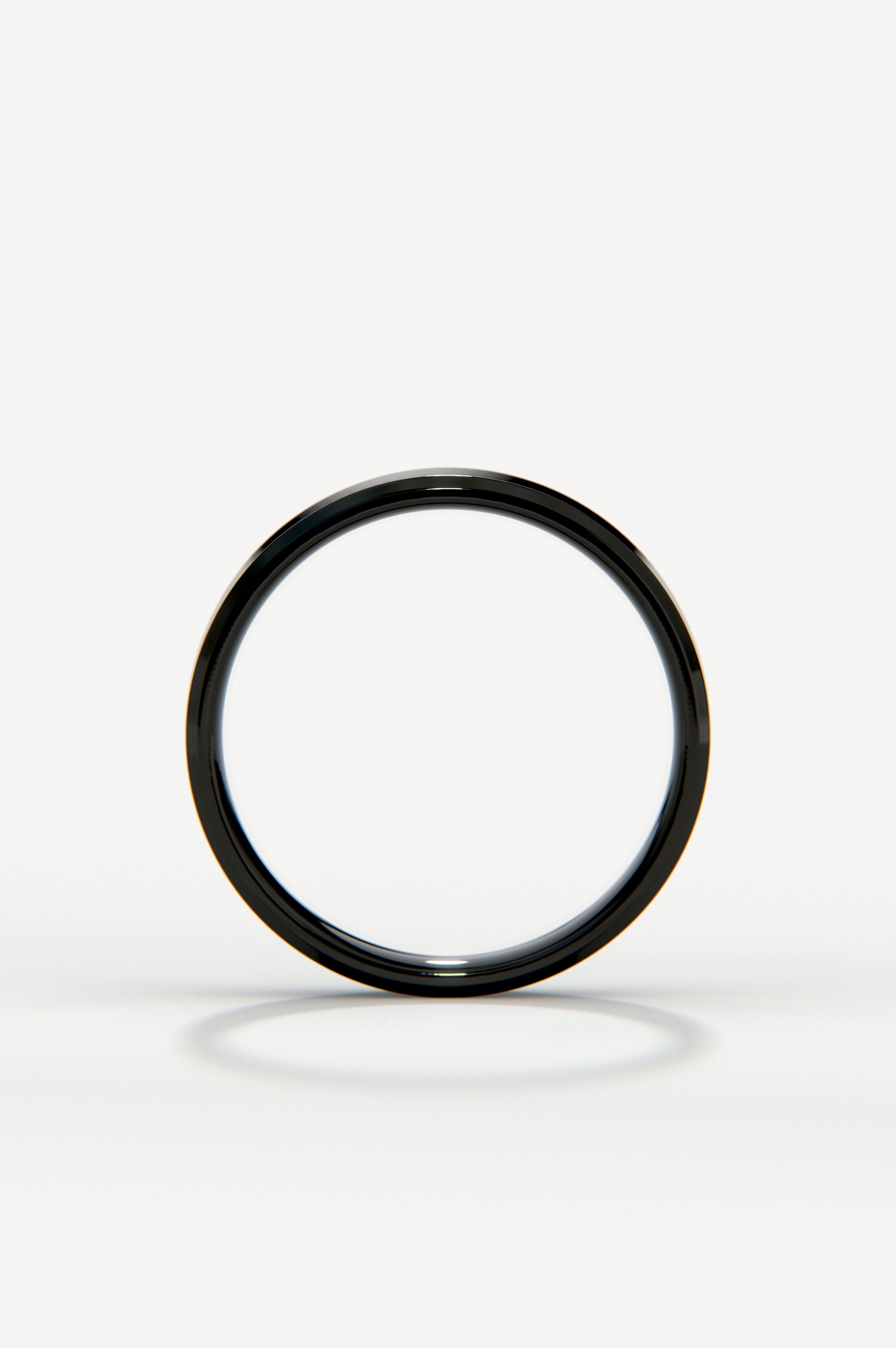 Narrow Collar - Polished Black