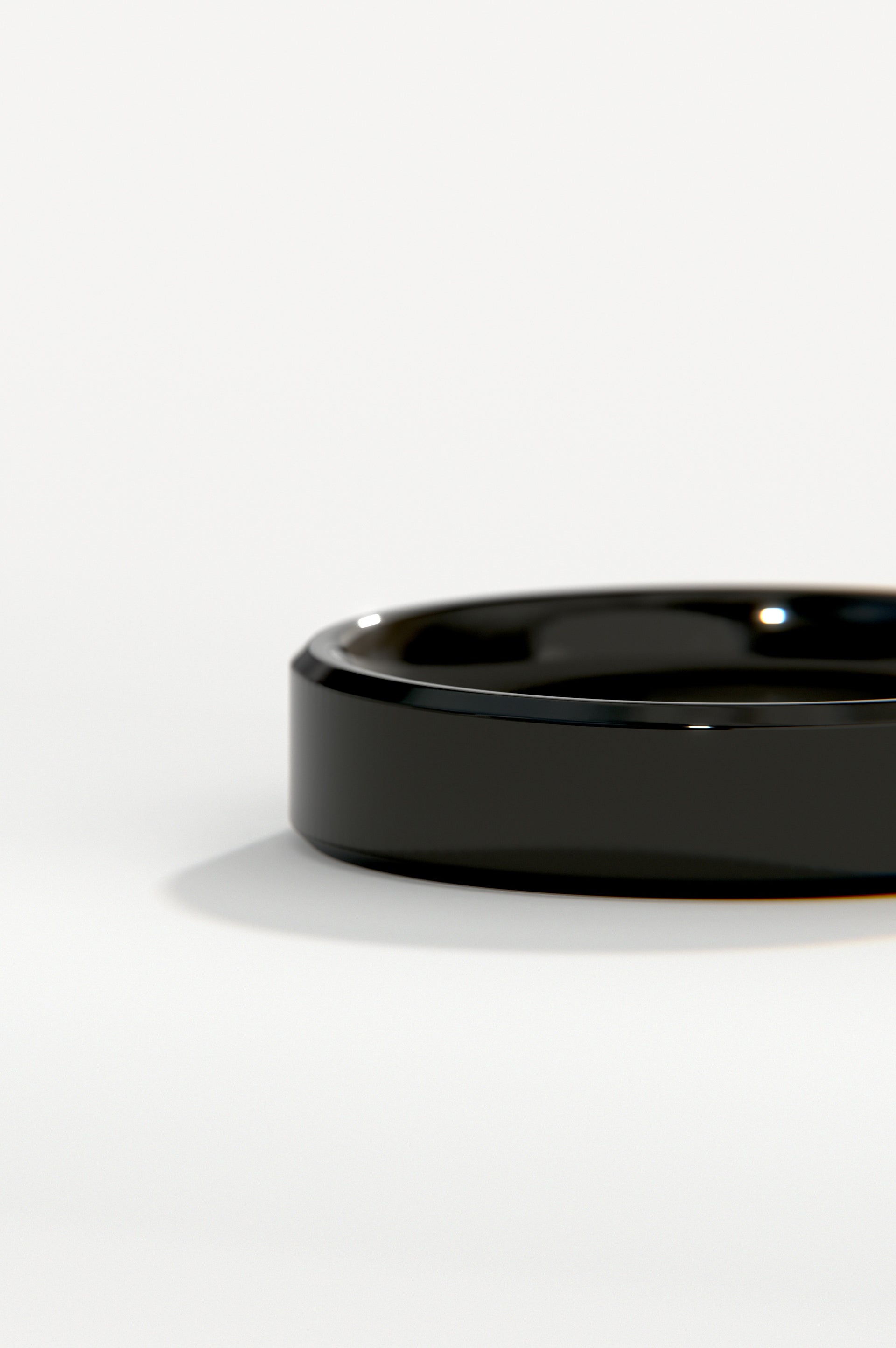 Narrow Collar - Polished Black