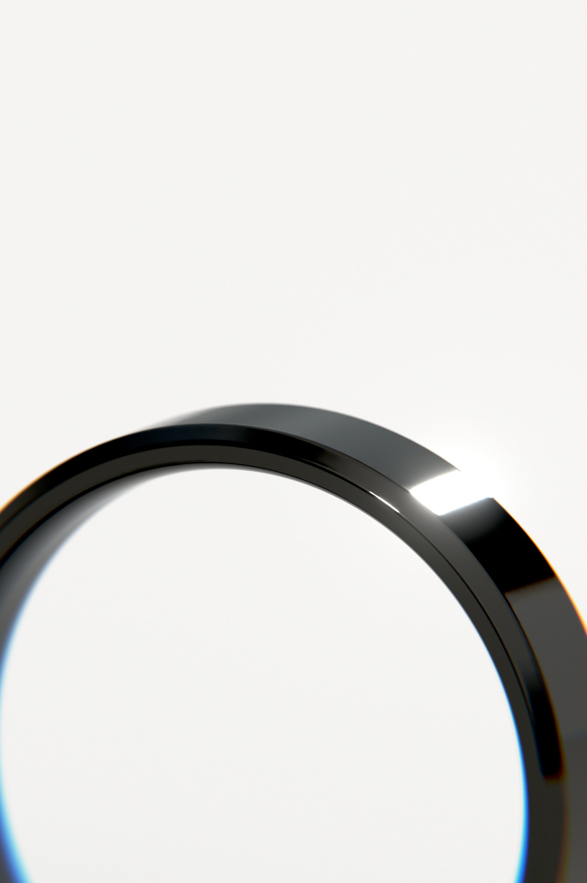 Narrow Collar - Polished Black