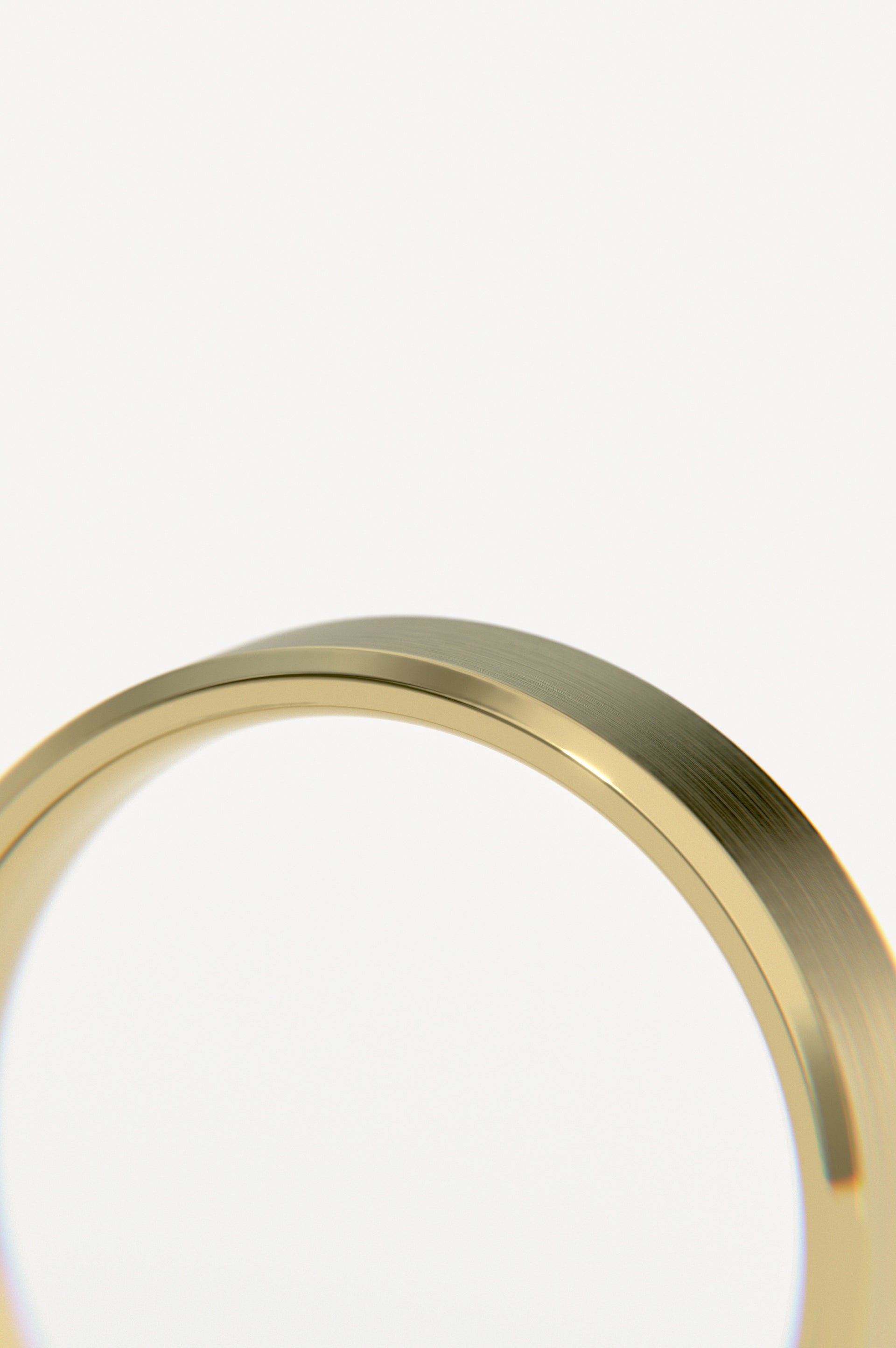Narrow Collar - Brushed Yellow