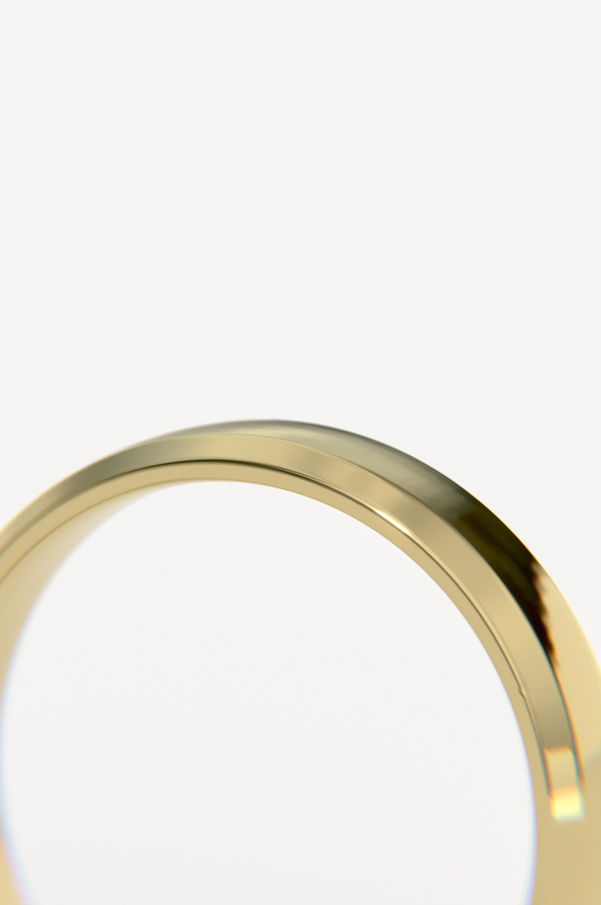 Wide Collar - Polished Yellow