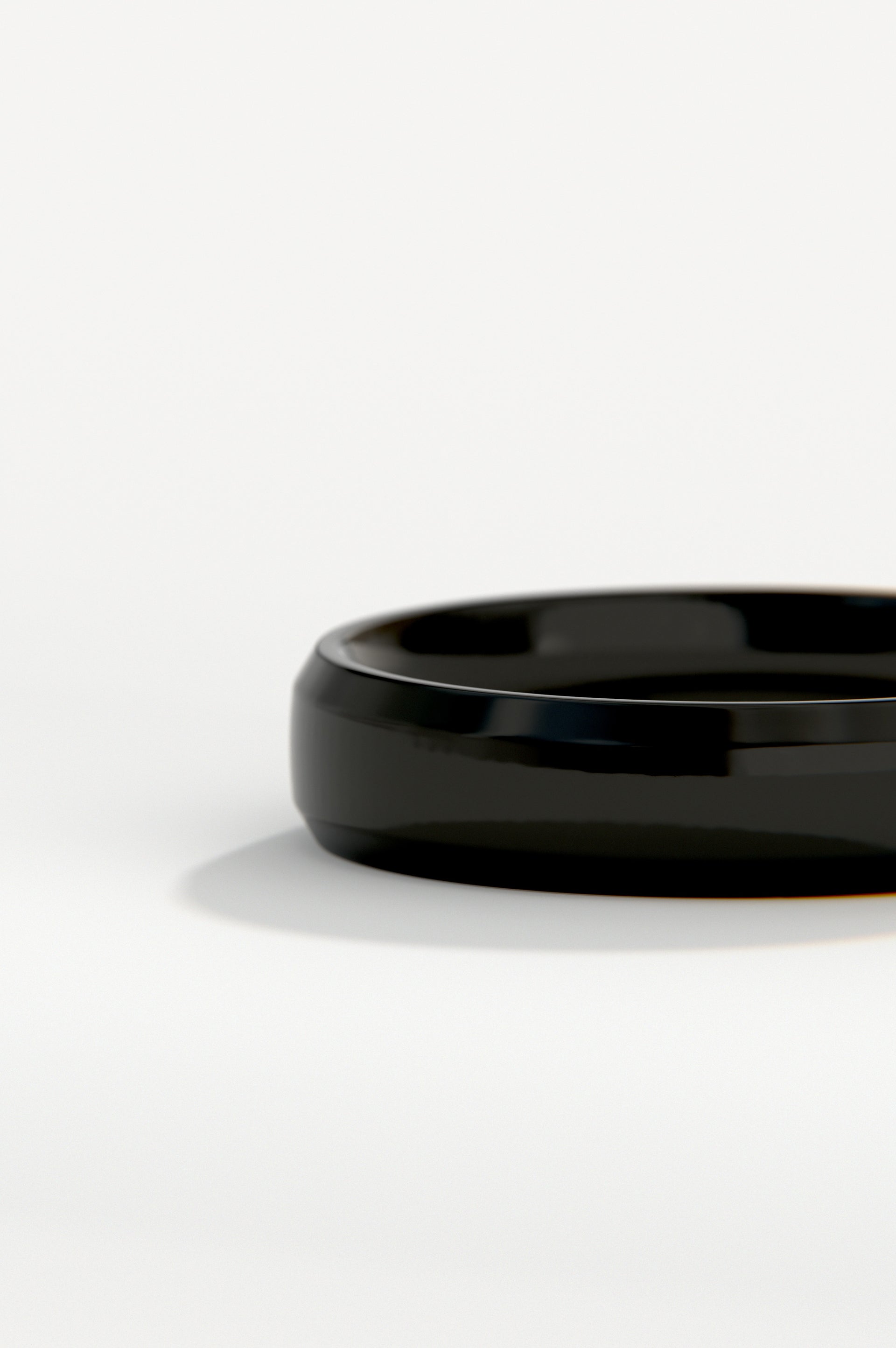 Wide Collar - Polished Black