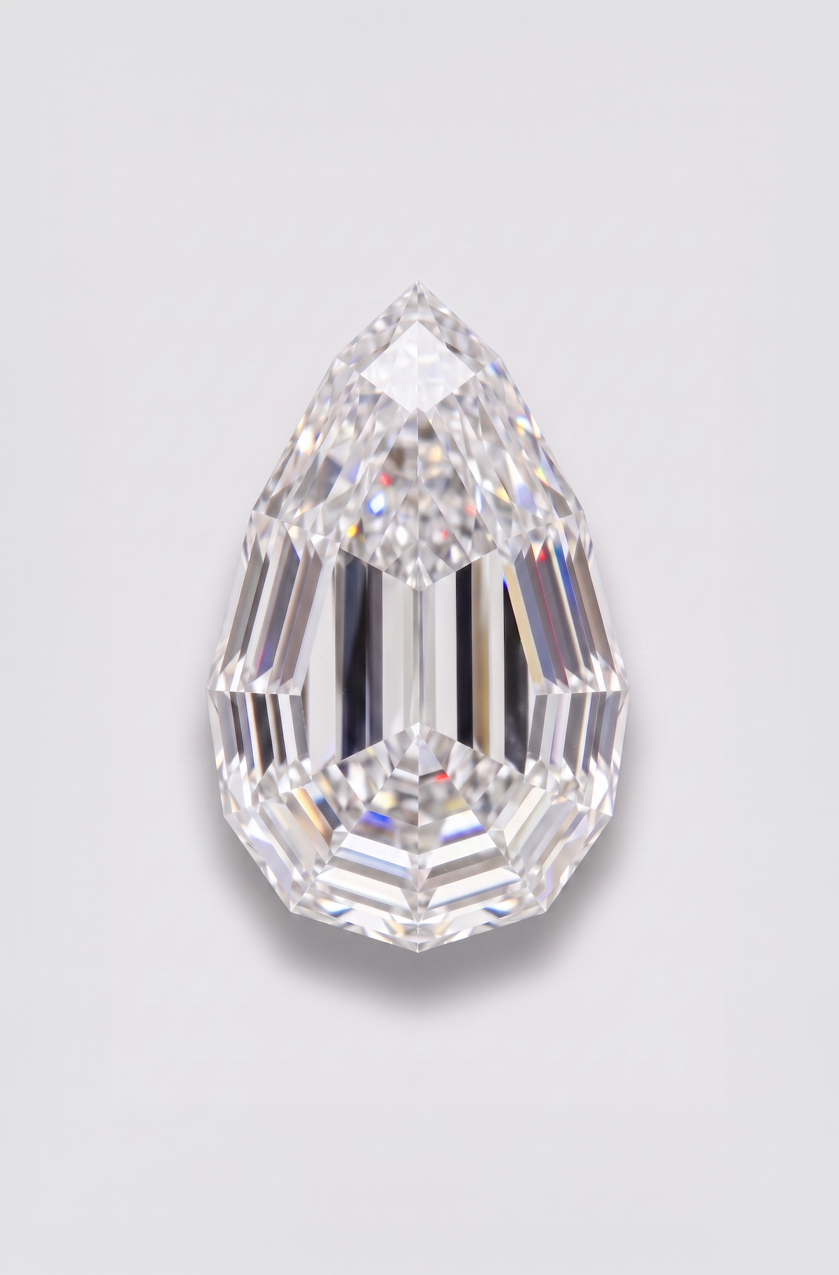 step_cut_pear moissanite